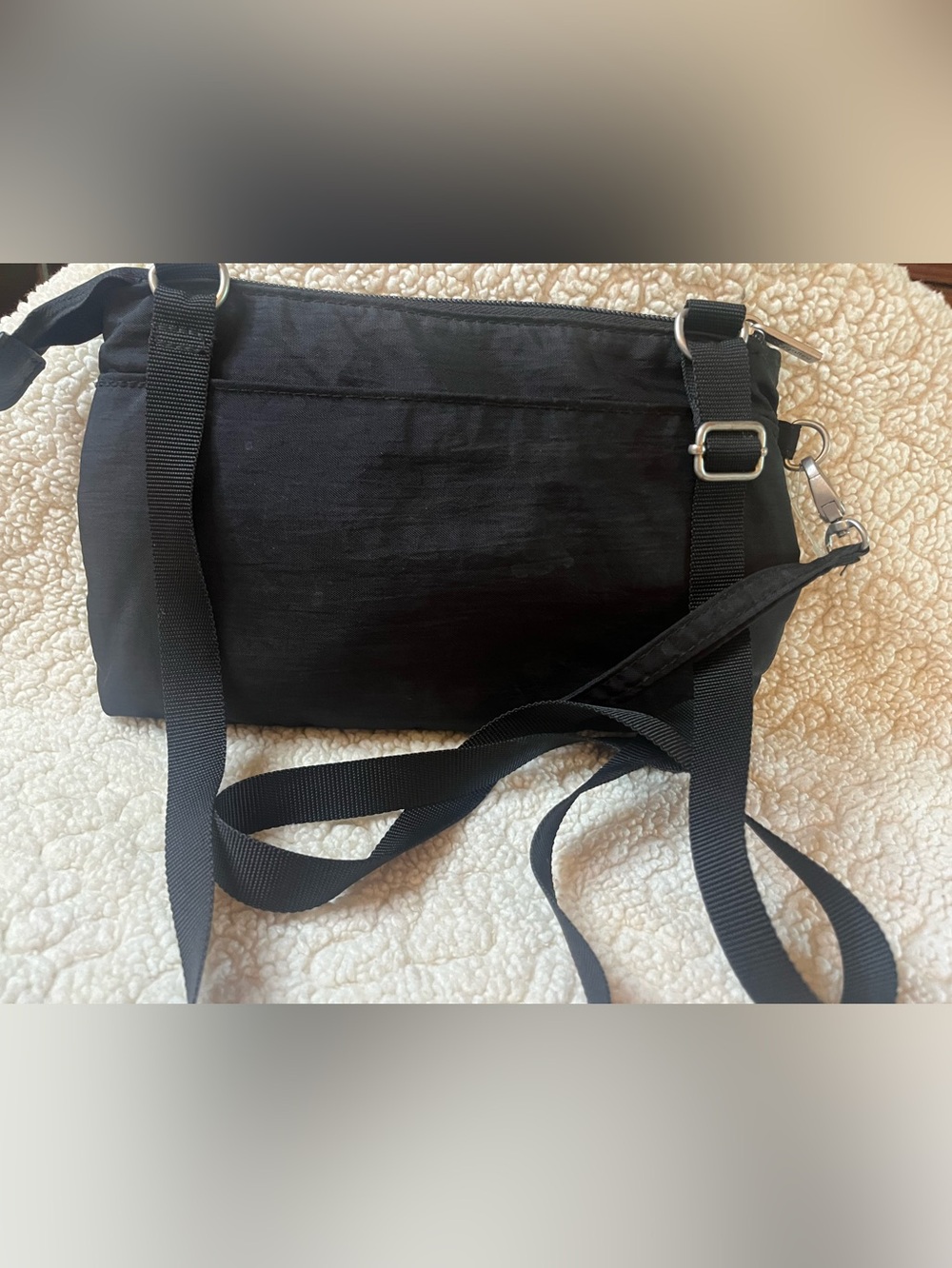 Baggallini Black Crossbody Organizer Bag RFID Travel Purse - Picture 2 of 6